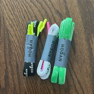 Hogan running shoes laces 3 pairs